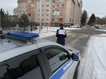 Сотрудники ОГИБДД « Светлогорский» провели профилактическое мероприятие «Пешеход на переход!»